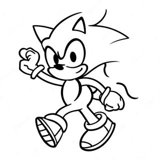 Sonic Ombra Che Corre Veloce Da Colorare 14054-3068