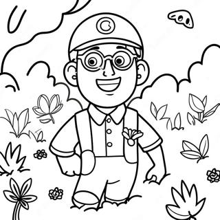 Blippi Esplorando La Natura Disegno Da Colorare 16261-3549