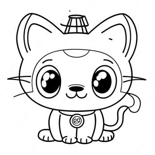 Pagina Da Colorare Di Kwazii Il Gatto Degli Octonauts 16825-3672