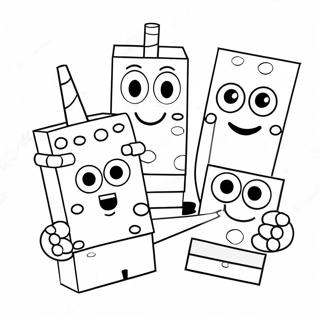 Numberblocks Pagine Da Colorare