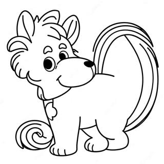 Pagina Da Colorare Con Le Code Di Cani Soffici 19261-4208