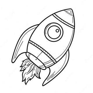 Razzo Con Fiamme Colorate Da Colorare 21196-4633