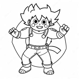 Deku In Costume Da Eroe Disegno Da Colorare 21596-4702