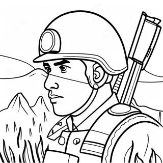 Soldato Impavido In Pattuglia Da Colorare 23796-5197