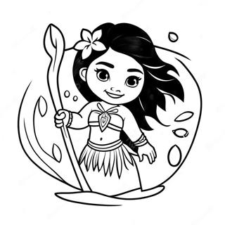 Moana Con Il Cuore Di Te Fiti Da Colorare 2452-1791