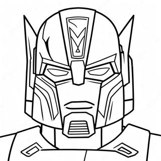 Pagina Da Colorare Di Optimus Prime Con Logo Autobot 25434-5558