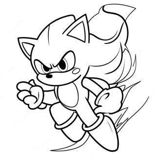 Super Sonic Pagine Da Colorare