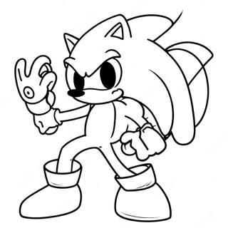 Super Sonic In Azione Da Colorare 2657-771