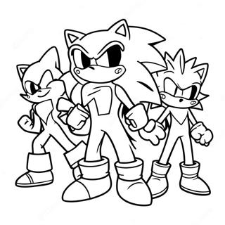 Super Sonic Con Gli Amici Da Colorare 2659 1763