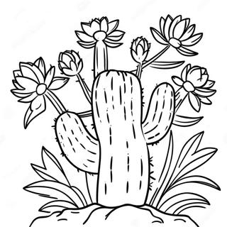 Cactus Pagine da Colorare