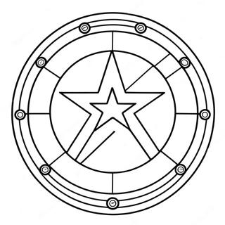 Pagina Da Colorare Di Lego Scudo Di Captain America 26719-5832