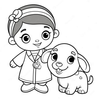 Doc Mcstuffins Con Lambie Da Colorare 27294-5935