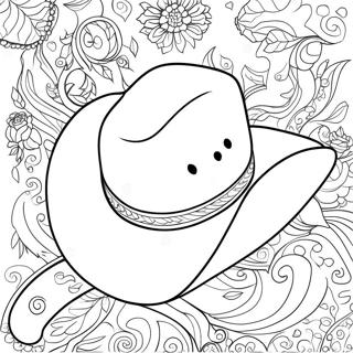 Pagina Da Colorare Di Cappello E Stivali Da Cowboy 27378-5961