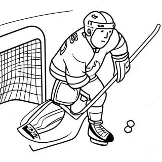 Hockey Pagine Da Colorare