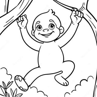 Curious George Pagine Da Colorare