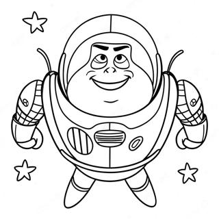 Pagina Da Colorare Di Buzz Lightyear Nello Spazio 28396-6176