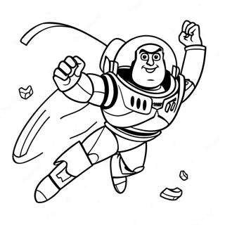 Pagina Da Colorare Di Buzz Lightyear Che Vola 28397-6177