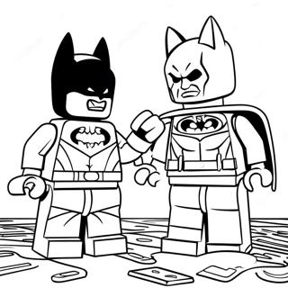 Pagina Da Colorare Di Lego Joker Contro Lego Batman 29297 6386