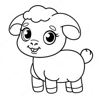 Carino Agnello Pagina Da Colorare 30031-6534