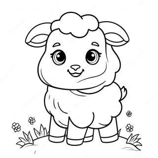 Carino Agnello Pagina Da Colorare 30031-6535