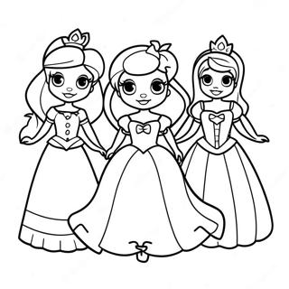 Principesse Disney In Costumi Di Halloween Da Colorare 30217-6578