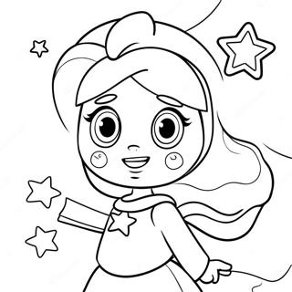 Rosalina Con Bacchetta Magica Da Colorare 30908-6738