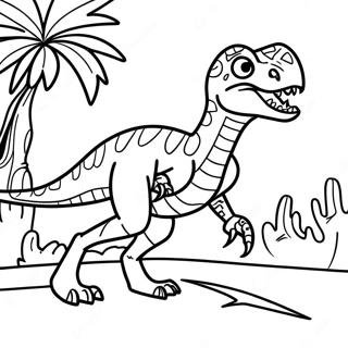 Velociraptor Pagine Da Colorare