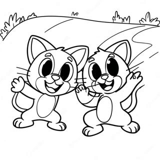 Tom E Jerry Pagine Da Colorare