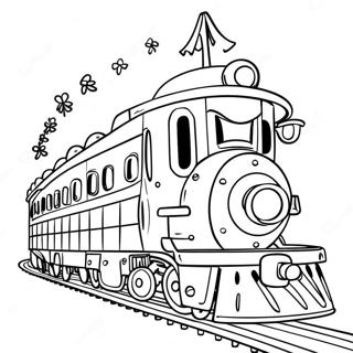 Pagina Da Colorare Del Treno Circense Emozionante 33539 7326