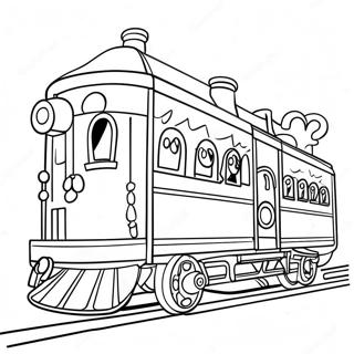 Pagina Da Colorare Del Treno Circense Emozionante 33539 7327