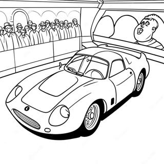 Pagina Da Colorare Della Ferrari Classica Auto Da Corsa 35967-7859