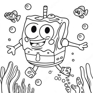 Spongebob Squarepants Avventura Sottomarina Da Colorare 3660-2730