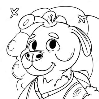 Bruno Con Visione Magica Da Colorare 3744-2791