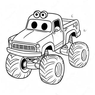 Blaze Il Monster Truck Da Corsa Da Colorare 37554-8194