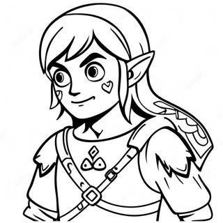 Link Che Esplora Hyrule Disegno Da Colorare 39826 8708
