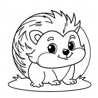 Riccio Giocoso Con Una Palla Da Colorare 41179-9006