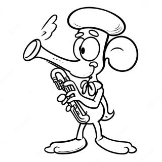 Squidward Che Suona Il Clarinetto Da Colorare 41447-9054