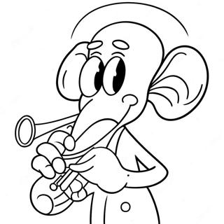 Squidward Che Suona Il Clarinetto Da Colorare 41447-9056