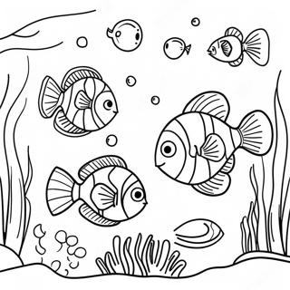 Pagina Da Colorare Di Finding Nemo In Scena Sottomarina 41915 9172