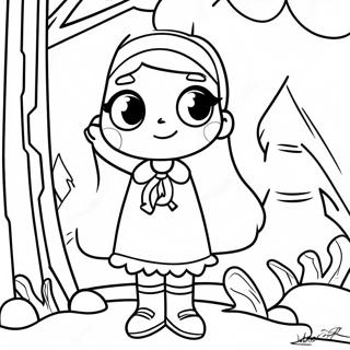 Paper Da Colorare Di Mabel Pines Di Gravity Falls 42547-9295