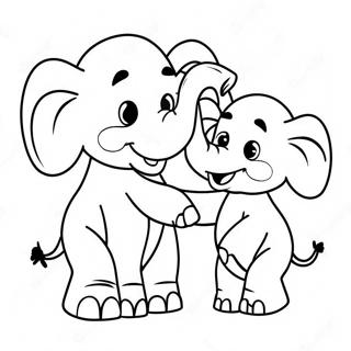 Felice Elefante E Piggie Disegno Da Colorare 44446-9714