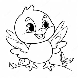 Uccellino Tweety Con Un Grande Sorriso Da Colorare 44795-9801