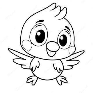 Uccellino Tweety Con Un Grande Sorriso Da Colorare 44795-9802