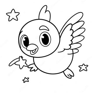 Uccellino Tweety Che Vola Nel Cielo Da Colorare 44796-9806