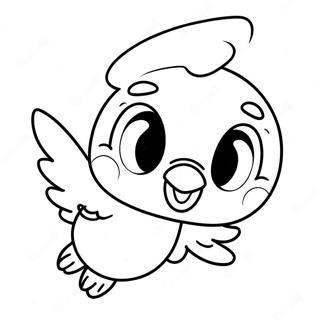 Uccellino Tweety Che Vola Nel Cielo Da Colorare 44796-9808
