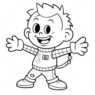 Chuckie Finster Che Supera Le Sue Paure Disegno Da Colorare 45493-9967