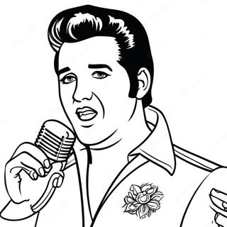 Elvis Pagine Da Colorare