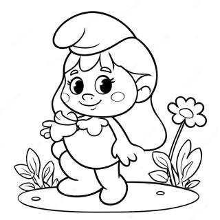 Puffetta Con Fiori Da Colorare 46123 10101