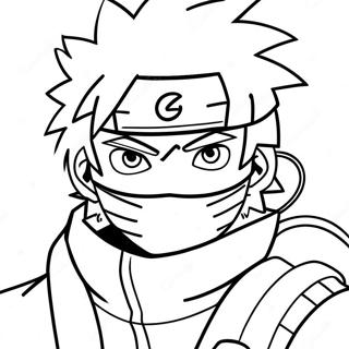 Kakashi Con Sharingan Da Colorare 46322-10134