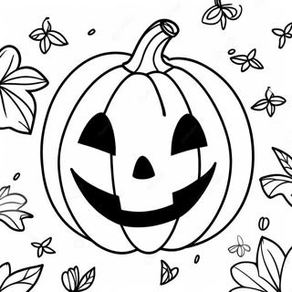 Pagina Da Colorare Del Jack Olantern Sorridente 46716-10213